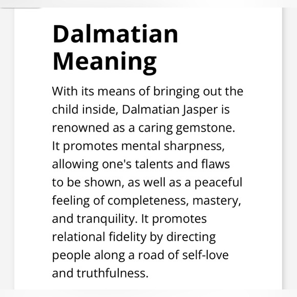 Dalmatian Jasper - Picture 2 of 3